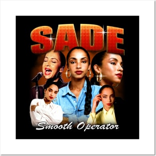 Sade Smooth Operator - Sade Adu Vintage Bootleg Posters and Art